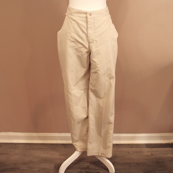 Women's Solumbra 100+SPF Sun Protection Straight Leg Pants sz 6 Light Khaki - Picture 1 of 8